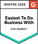 G2Crowd - Easiest to Do Business With Award